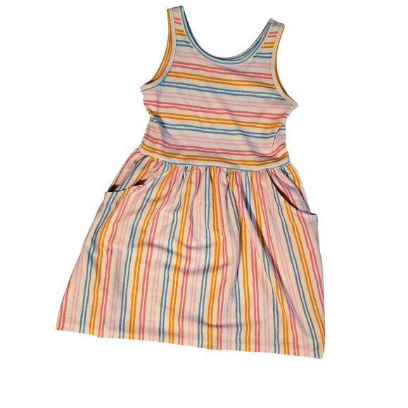 Cat & Jack Other - Cat & Jack Girls Striped Sleeveless Dress S 6/7 Convenient pockets for storage
